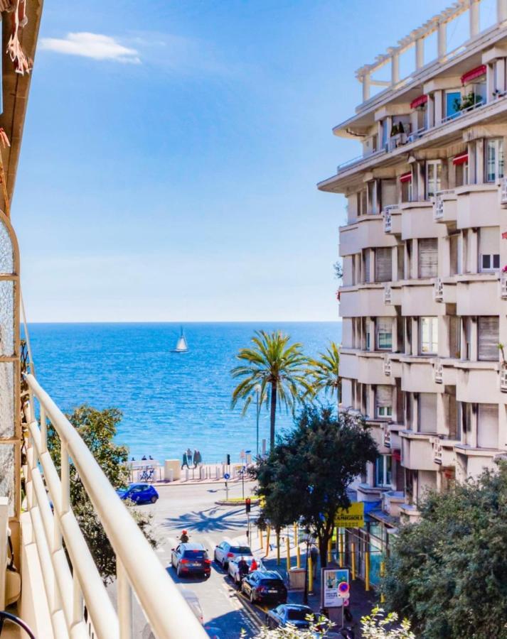 #29 Suite Gambetta Ac Sea View 2 Bedrooms 1Min Walk To Promenade & Sea Nice Luaran gambar