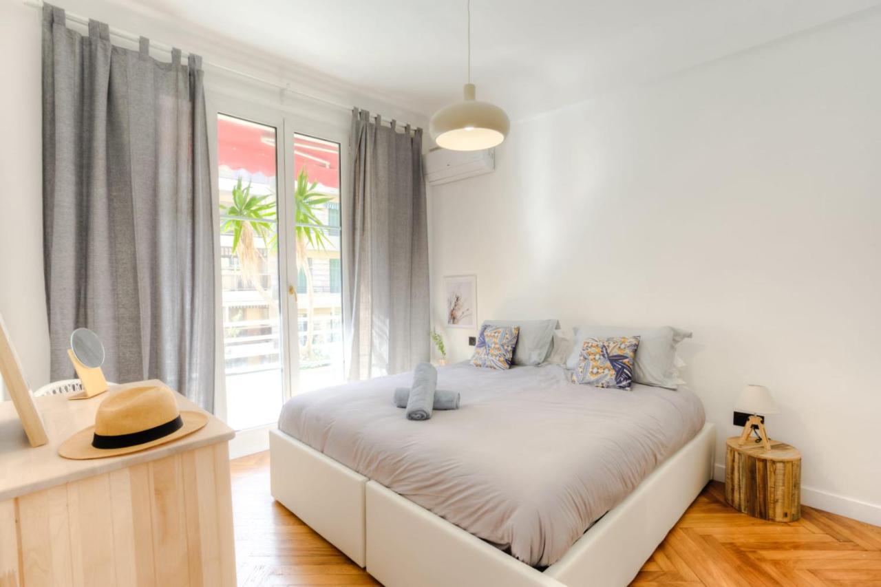 #29 Suite Gambetta Ac Sea View 2 Bedrooms 1Min Walk To Promenade & Sea Nice Luaran gambar