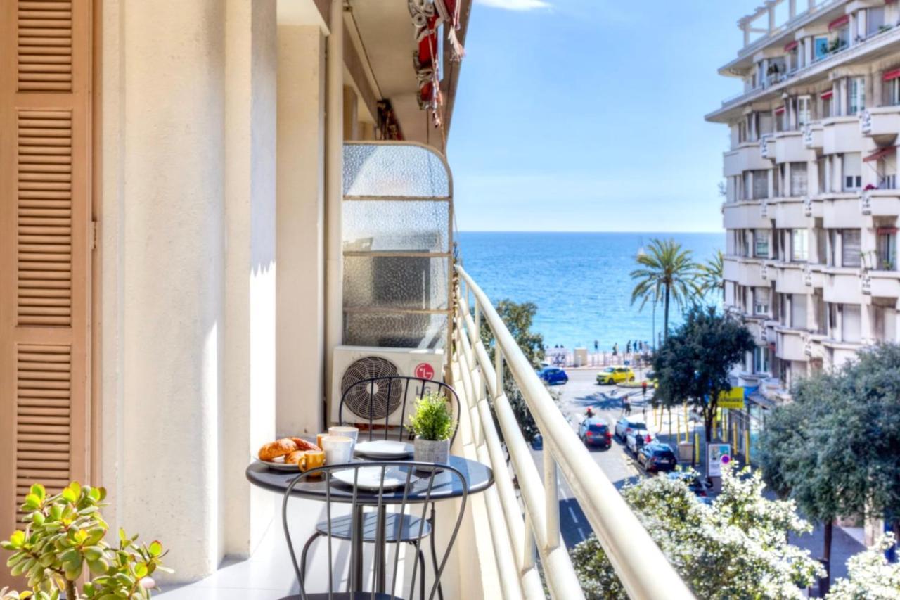 #29 Suite Gambetta Ac Sea View 2 Bedrooms 1Min Walk To Promenade & Sea Nice Luaran gambar