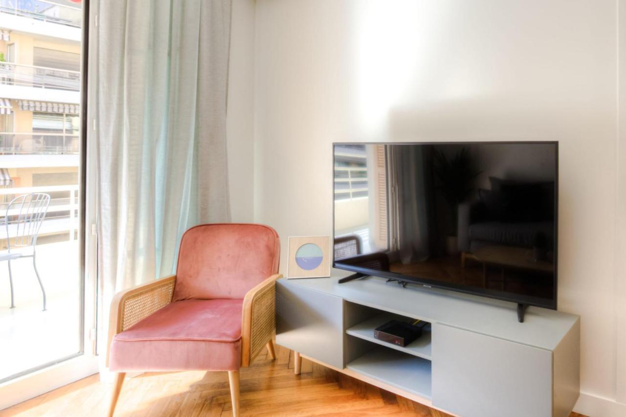 #29 Suite Gambetta Ac Sea View 2 Bedrooms 1Min Walk To Promenade & Sea Nice Luaran gambar