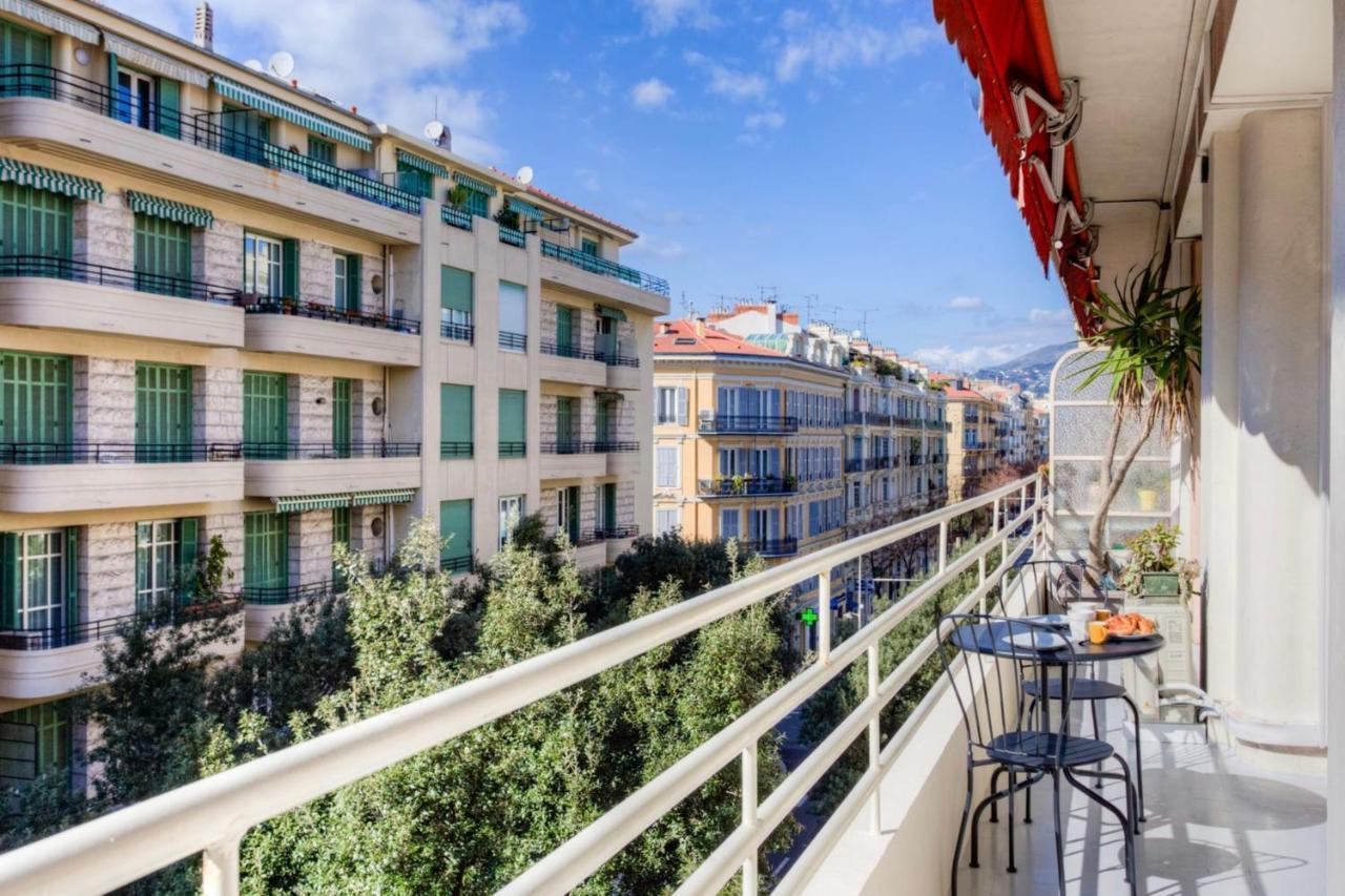 #29 Suite Gambetta Ac Sea View 2 Bedrooms 1Min Walk To Promenade & Sea Nice Luaran gambar